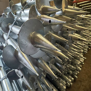 Kustom fotovoltaik 1600mm sekrup tanah sistem surya Foundation sekrup tanah tumpukan galvanis - Product Image 2