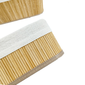 Cestino da picnic <span class=keywords><strong>in</strong></span> bambù fatto <span class=keywords><strong>a</strong></span> <span class=keywords><strong>mano</strong></span> <span class=keywords><strong>in</strong></span> <span class=keywords><strong>vimini</strong></span> tessuto <span class=keywords><strong>a</strong></span> <span class=keywords><strong>mano</strong></span> attività all'aperto eco friendly cesto di stoccaggio - Product Image 5