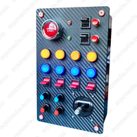 Accessoires de jeu d'intérieur Sim Racing contrôleur de boîtier de commande central pour simulateur de conduite bouton de commande de parc d'aventure