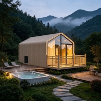 Maison modulaire de haute qualité, maisonnette portable en panneaux sandwich pour hôtel, villa, appartement