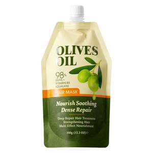 <span class=keywords><strong>Masque</strong></span> capillaire à l'huile d'olive, nourrissant, réparateur, lissant, hydratant, fortifiant, soin capillaire - Product Image 6