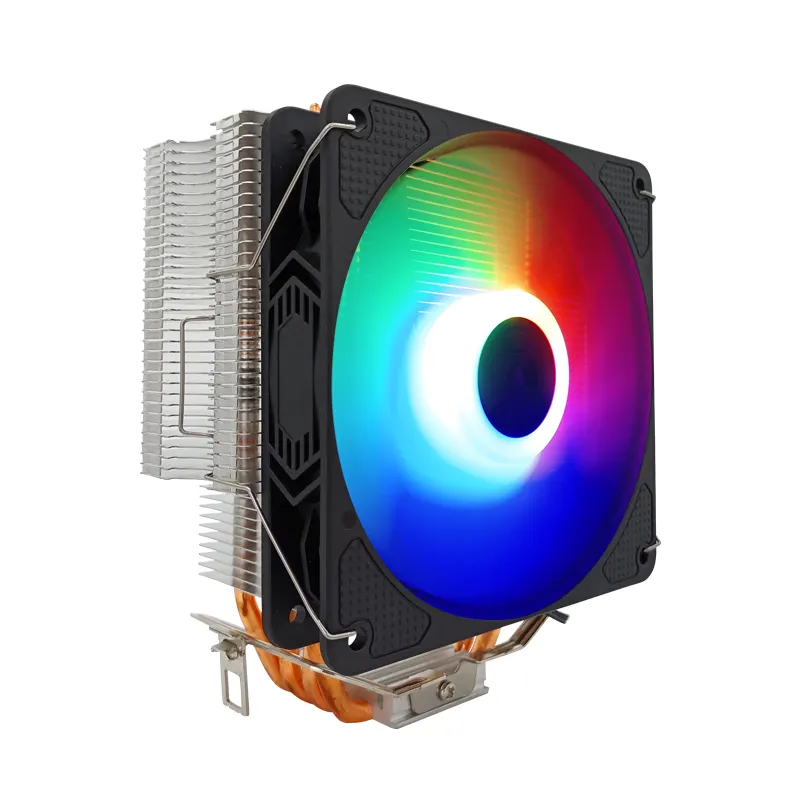 CPU masaüstü bilgisayar radyatör masaüstü kasa 12cm hava soğutmalı bilgisayar amd fan ışık RGB fan cpu soğutucu cpu