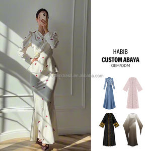 ODM/OEM ensemble personnalisé de cordons de style modeste pour femmes musulmanes vente en gros ensemble de jupes longues et blouses imprimées - Product Image 2