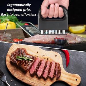 Ablandador <span class=keywords><strong>de</strong></span> Carne <span class=keywords><strong>de</strong></span> Acero Inoxidable con 48 Cuchillas Ultra Afiladas, Herramienta para Ablandar Pollo, Carne <span class=keywords><strong>de</strong></span> Res, Filetes y <span class=keywords><strong>Ternera</strong></span> - Product Image 4