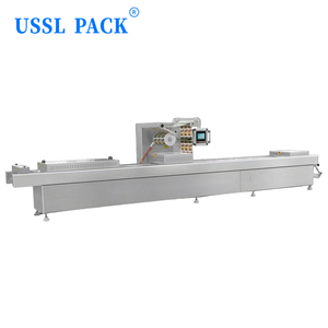 เครื่องแพ็คอาหารแบบเทอร์โมฟอร์ม DRZ-420 สำหรับเนื้อสัตว์ ชีส และอาหารสำเร็จรูป เครื่องบรรจุภัณฑ์สูญญากาศแบบยืดต่อเนื่องอัตโนมัติเต็มรูปแบบ - Product Image 2