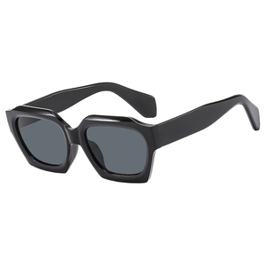 2024 European American Style Gold <b>Sunglasses</b> New Trend Ins Fashion Modern Street Photography Polygonal Irregular Personality - Product Image 6