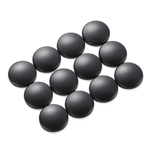 <b>Car</b> <b>Door</b> Screw <b>Protectors</b> Black ABS Clip On Type Rust Proof Bolt Covers For Vehicle Side Minimalist Design Easy Installation - Product Image 2