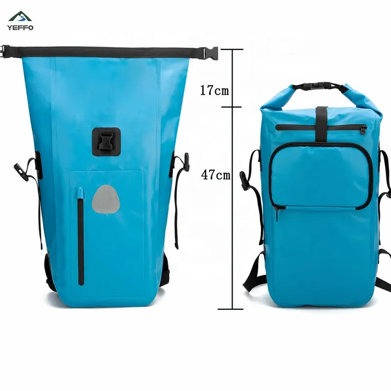 Tas Sepeda untuk Sepeda-Tahan Air Sepeda Belakang Kursi Pannier Pack dengan Rain Cover & Garis Reflektif