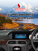 Radio para Auto Mercedes Benz Clase C W204 S204, Reproductor Multimedia Estéreo con DVD, Pantalla de 8.8 Pulgadas, Carplay Inalámbrico, GPS, Bluetooth