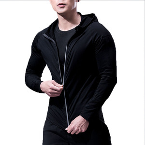 Survêtements d'entraînement légers et respirants pour hommes <span class=keywords><strong>Jogging</strong></span> Running <span class=keywords><strong>Sport</strong></span> Coat Gym Jacket Hoodies for Workout <span class=keywords><strong>Jogging</strong></span> Running - Product Image 2