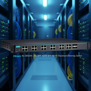 Módulo Ethernet Industrial Moxa IKS-G6524A-20GSFP-4GTXSFP-HV-HV, 20G SFP, 4GTX SFP HV, Montaje en Rack, Hecho en Taiwán - Product Image 3