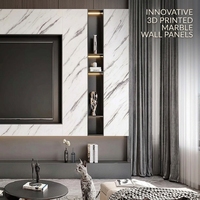 Panneau mural WPC personnalisé avec impression d'image pour hôtel, salon et décoration intérieure commerciale