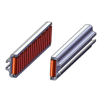 Pièces de convoyeur d'usine, cadre en alliage d'aluminium, poulie à rouleaux, bande transporteuse en nylon pour l'alimentation, les boissons, la construction, vitesse réglable