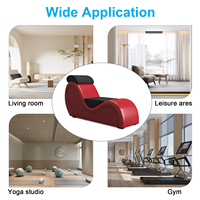 Chaise de yoga en forme de S, chaise longue relaxante, ergonomique, chaise longue incurvée en S pour salon, meubles sexuels