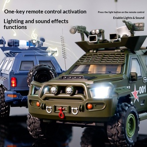 Modèle de char <span class=keywords><strong>Panzer</strong></span> de type Tiger en alliage et plastique, simulation 1:24, avec portes ouvrantes, son et lumière, télécommandé, militaire, tout-terrain, grand jouet - Product Image 5