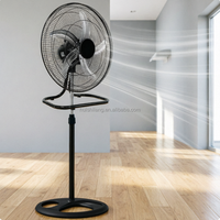 Ventilateur industriel à trois vitesses réglables, haute puissance, 220V, 18 pouces, trois-en-un, pour l'exportation