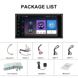 7 "2 DIN 2 + 32GB วิทยุในรถยนต์ระบบแอนดรอยด์สเตอริโอรถยนต์แอนดรอยด์วิทยุเครื่องเล่นมัลติมีเดียสำหรับรถยนต์โตโยต้าโคลอร่า - Product Image 6