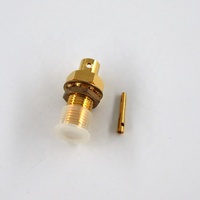 Cable Coaxial RG402 de Audio y Video de 0.141'' y 50 Ohmios, Cable de Antena con Conector SMA Hembra para Panel, Terminal Coaxial RF