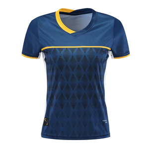 Hoge Kwaliteit Custom Sublimatie Sneldrogende Sport Tenniskleding Polyester Korte Mouw Badminton Truien Team Tafeltennisshirts - Product Image 6
