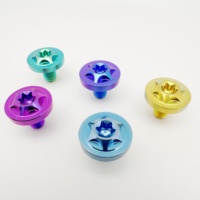 Vente en gros de boulons en alliage de titane Accessoires de moto Boulon CNC Vis à tête Torx M6