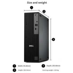 <strong>Computer</strong> <strong>dell</strong> New for Pro Slim QCS1250 Ultra5-235 8G 512G Desktop <strong>Computer</strong> PC - Product Image 4