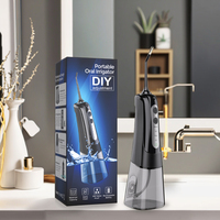 FOMIS Jet d'eau dentaire portable 300 ml rechargeable par USB sans fil pour l'anglais 5 niveaux de pression étanche IPX7