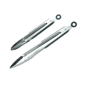 Pinces <span class=keywords><strong>de</strong></span> cuisine en acier inoxydable <span class=keywords><strong>de</strong></span> 7, 9 et 12 pouces avec poignée antidérapante et verrouillage, idéales pour la cuisson et le <span class=keywords><strong>barbecue</strong></span> - Product Image 5