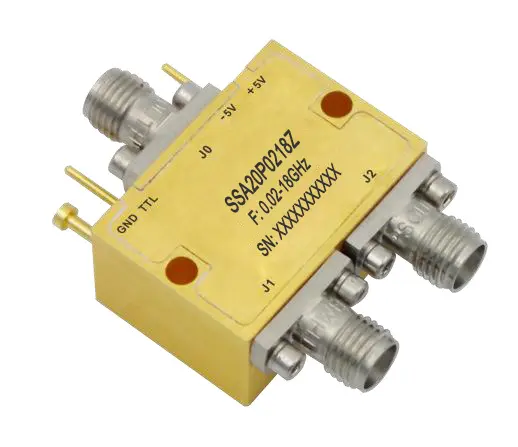 SP2T 0,02-18 GHz PIN-Diodenschalter