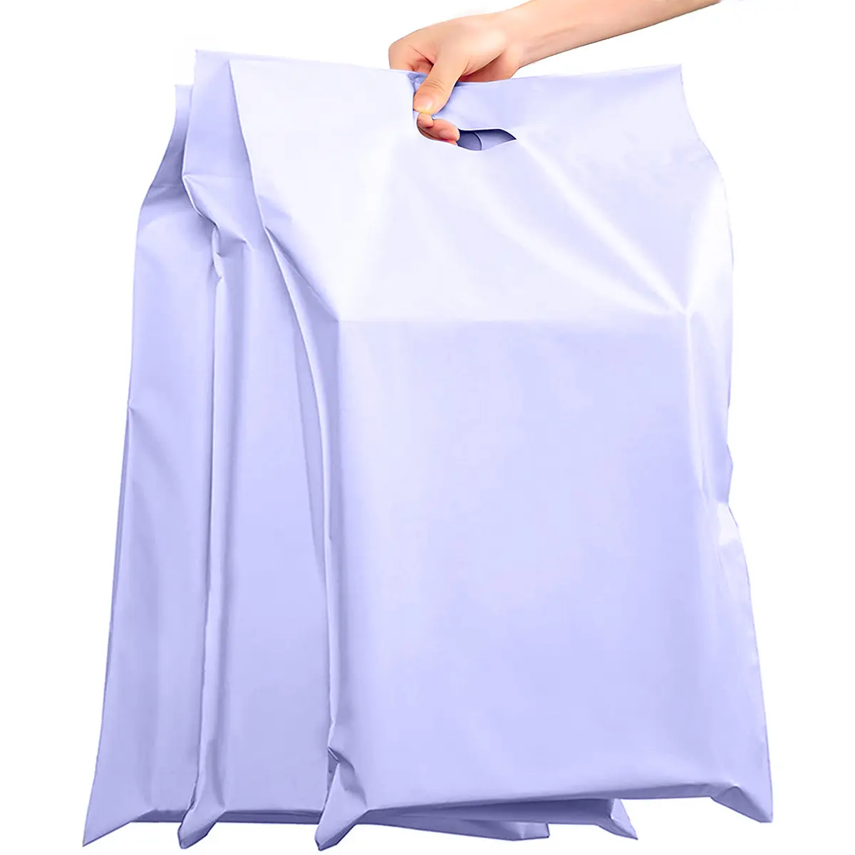Logo kustom cetak ramah lingkungan pengiriman plastik tas kurir pakaian kemasan amplop Biodegradable tas surat polybag