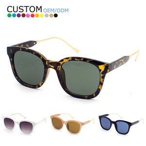 Sunway Eyewear New Vintage Square Sun Glasses Gradient Elegant Black Brown Women UV400 Shades Sunglasses - Product Image 1
