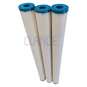 Antibacterial Filter Paper 5 Micron Pleated Spa Swimming Pool Filter Cartridge For Reused After Washing