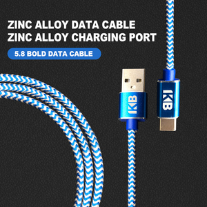 USB 2.0 to Type-C 케이블 나일론 꼰 3A 고속 충전 480Mbps 데이터 전송 아이폰 15 16 17 삼성 화웨이 안드로이드 노트북 - Product Image 4