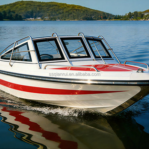 Bateaux à <span class=keywords><strong>moteur</strong></span> de luxe populaires, bateaux de pêche en fibre de verre et bateaux de loisirs professionnels avec moteurs électriques ou à essence - Product Image 5