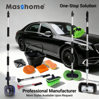 Juego de cepillos profesionales para limpieza de ruedas de coches y camiones, para detallado automotriz, de fabricante.