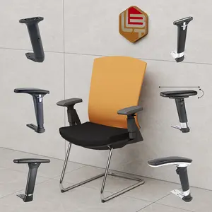 Piezas de silla de oficina, reposabrazos ajustables, almohadillas de PU para brazos, fabricante