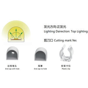 <strong>DMX</strong> 512 WS2811 High Quality Top View Vertical Bendable Warm White RGB 24V <strong>Flex</strong> <strong>LED</strong> <strong>Neon</strong> Strip Lights IP67 Building Project <strong>Neon</strong> - Product Image 5