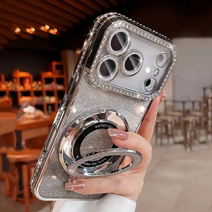 <span class=keywords><strong>Coque</strong></span> de téléphone Aibairuixin pour <span class=keywords><strong>iPhone</strong></span> 17 <span class=keywords><strong>Pro</strong></span> <span class=keywords><strong>Max</strong></span> avec strass dégradés et support magnétique, sensation haut de gamme - Product Image 4