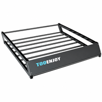 Barres transversales universelles pour porte-bagages de toit de voiture, panier de toit pour SUV et camion, porte-bagages pour le camping, les voyages et l'équipement de plein air