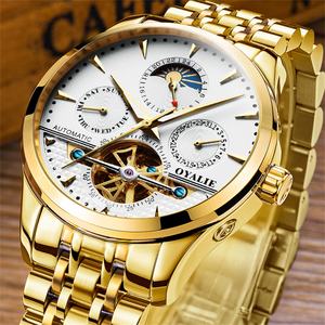 Reloj Mecánico Automático de Lujo para Hombre, Esqueleto, Fecha Automática, Luminoso, Resistente al Agua, Cronógrafo, Ancho de Correa de 20 mm, Esfera con Indicadores - Product Image 3