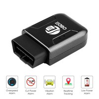 Rastreador GPS OBD2, rastreador de coche, dispositivo de seguimiento GSM en tiempo Real TK206, geovalla, exceso de velocidad, vibración, movimiento, alarma, seguimiento de aplicación Web