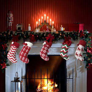2026 BSCI Factory Direct <strong>Wholesale</strong> Custom <strong>Christmas</strong> Knitted <strong>Stockings</strong> For Embroidery Accessories For Holiday Decorations - Product Image 5