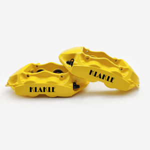 KLAKLE Kit d'étrier de frein GT4 380*28MM Brale Disc Rotor Bell pour Bmw E92 M3 335i F10 - Product Image 4