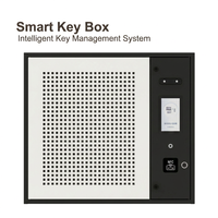 Gabinete de Llaves Inteligente con 100 Ranuras, Caja Fuerte con Control de Llaves RFID, Sistema Electrónico de Gestión de Llaves, Montaje en Pared, NFC, Huella Dactilar, Reconocimiento Facial