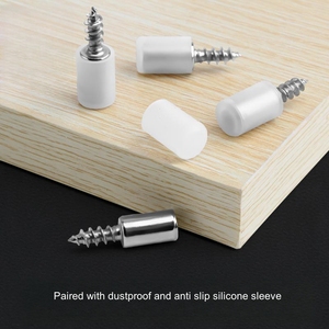 Kim Loại tủ kệ vô hình hỗ trợ đầu phẳng Tự khai thác vít Tủ vít Kệ chân đế chủ - Product Image 6