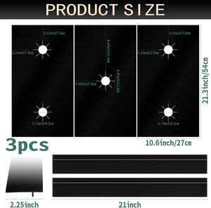 Protège-plaques de cuisson en PTFE pour cuisinière à gaz, revêtements réutilisables, tapis de protection pour brûleurs, couvre-cuisinière antiadhésifs, faciles à nettoyer - Product Image 6