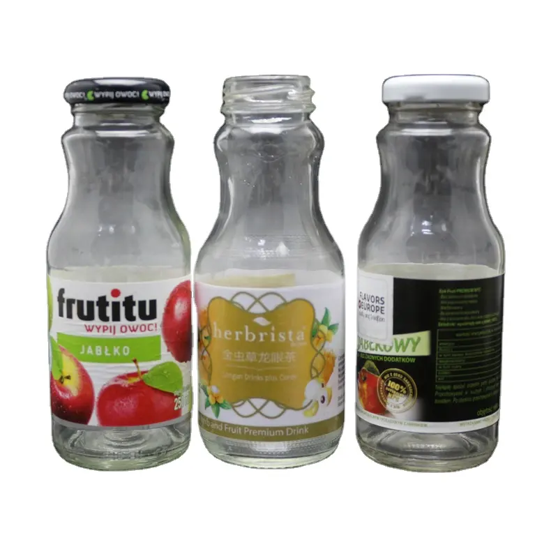 Bouteilles en verre pour boissons, style turc, pour jus de fruits, 250 ml, 1 pièce