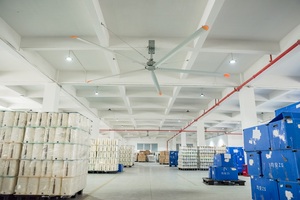 VFans, заводские цены, Потолочная система охлаждения, вытяжной вентилятор, потолочный вентилятор, промышленный потолочный вентилятор для большого склада и завода - Product Image 2