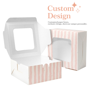 Scatole all'ingrosso in carta per pane, cioccolato, ciambelle, torte, dolci, prodotti da forno, biscotti e altri alimenti da asporto - Product Image 1