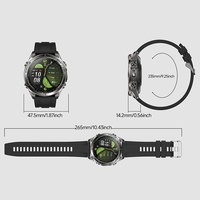 Nuevo Reloj Inteligente GPS con Resistencia al Agua 5ATM, Pantalla AMOLED, Monitor de Frecuencia Cardíaca y Oxígeno en Sangre, Compatible con Sistemas iOS y Android