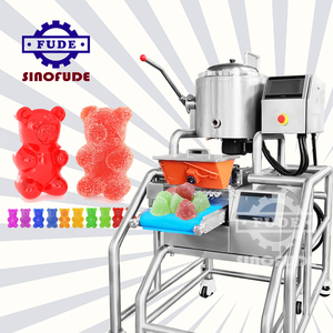Ventas directas de fábrica PLC controlado vitaminas gomoso máquina multifuncional Fudge jelly depositador máquina - Product Image 1